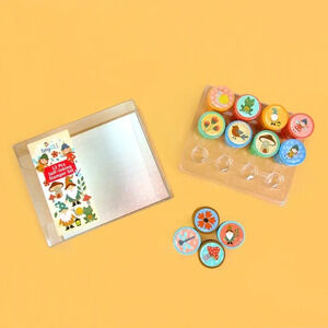 Garden Gnomes Fairies Stamp Kit, NWT, For Bundles Only
